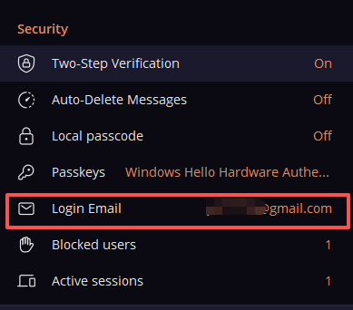 检查 Login Email